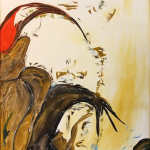 "Gesellschaftt 1" - from the series against the open society, Acrylic on canvas, 115x75 cm, 2017