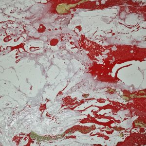 "Herzblut" - Mixed Media, Acryl, 80x80 cm, 2022