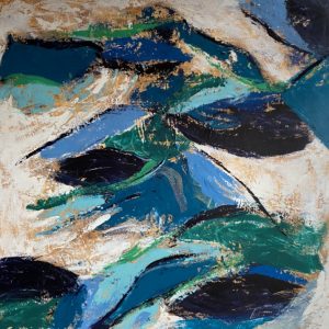 "Slow down" - Acryl auf Leinwand, 100 x 100 cm, 2020