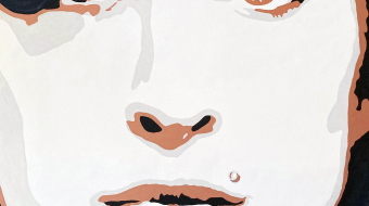 "Amy Winehouse" - Acryl auf Leinwand, 85x210 cm, 2022