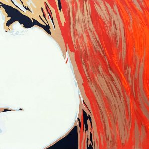 "Hayley Williams" - Acryl auf Leinwand, 85x210 cm, 2023