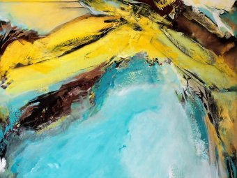 "Zugvögel" - Acryl auf Leinwand, 140x100 cm, 2018