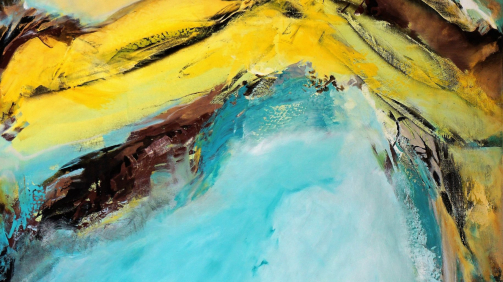 "Zugvögel" - Acryl auf Leinwand, 140x100 cm, 2018