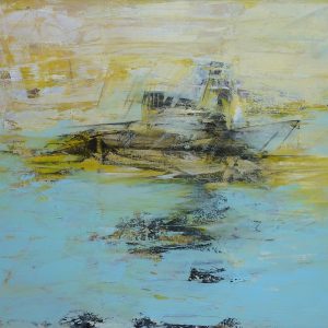 "Arche Noah, Noahs Ark" - Acryl auf Leinwand, 100x120 cm, 2019
