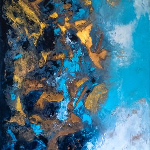 "Fragmentiert" - Acryl auf Leinwand, 70x50 cm