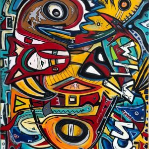 "Why Not" - Mixed Media auf Leinwand, 160x100 cm, 2020