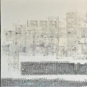 "Puzzle des Lebens 2" - Mixed Media auf Leinwand, 80x80 cm, 2021