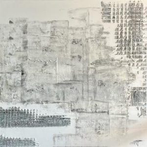 "Puzzle des Lebens 1" - Mixed Media auf Leinwand, 80x80 cm, 2021
