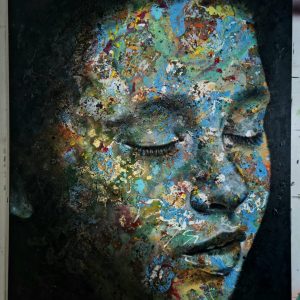 "The innocent " - Mixed-Media on Canvas, 150x120 cm