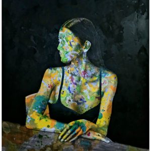 "And if only i could see you again" - Mixed-Media on Canvas, 150x120 cm