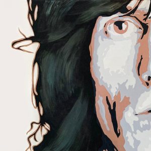 "Keith Richards" - Acryl auf Leinwand, 85x210 cm, 2022