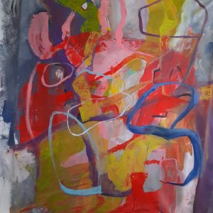 "Ohne Titel" - Acrylic on canvas, 125x95 cm, 2023