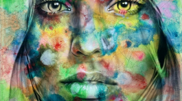 "Bonbon" - Mixed-Media on Canvas, 150x120 cm