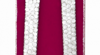 "EASY SLIDE" - Skulptur, Acryl, Ski und Münzen, 163x36x9 cm, 2011 - 7.500 €