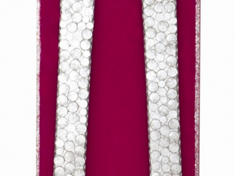 "EASY SLIDE" - Skulptur, Acryl, Ski und Münzen, 163x36x9 cm, 2011 - 7.500 €