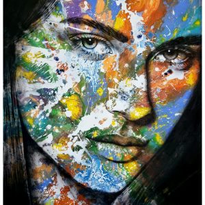 "Electric Morning" - Mixed-Media on Canvas, 150x120 cm