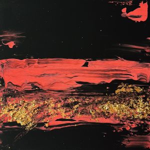 "Frequenz 2" - Acryl auf Leinwand, 40x40 cm, 2023