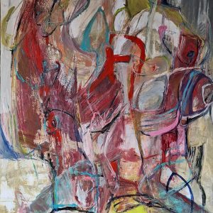 "Ohne Titel" - Acrylic on canvas, 109x78 cm, 2023
