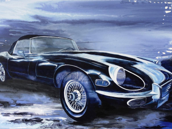"Jaguar" - 70x100cm, Acrylic on canvas, 2020