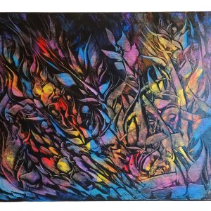 „No Time“ - Acrylic on canvas, 50x60 cm, 2023