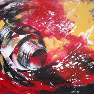 "Rotation IV" - 100 x 120cm, Acryl auf Leinwand, 2009