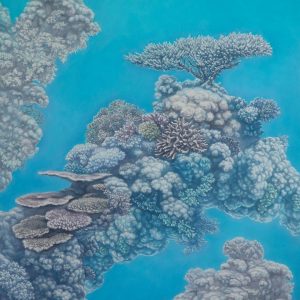 "Barocco Reefscape" - Oil on Canvas, 80x54 inches, 2022 - 13.000 $