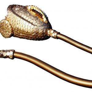 "Euro-Cleaner" - Skulptur, Mixed Media, Staubsauger und Münzen, 63x26x30 cm - 5.000 €