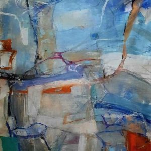 "Ohne Titel" - Acrylic on canvas, 90x70 cm, 2023