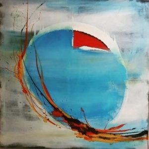 "Brand II" - Acryl auf Leinwand, 60x60 cm, 2018