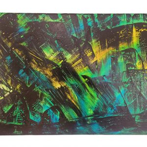 „thoughtless world“ - Acrylic on canvas, 40x60 cm, 2022