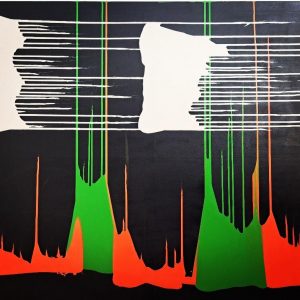 "Resonanz" - Acryl auf Leinwand, 120x180 cm, 2018