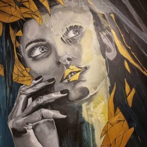 "Hope" - Mixed media on canvas, 160x140 cm, 2022